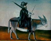 Niko Pirosmanashvili Healer on a Donkey painting